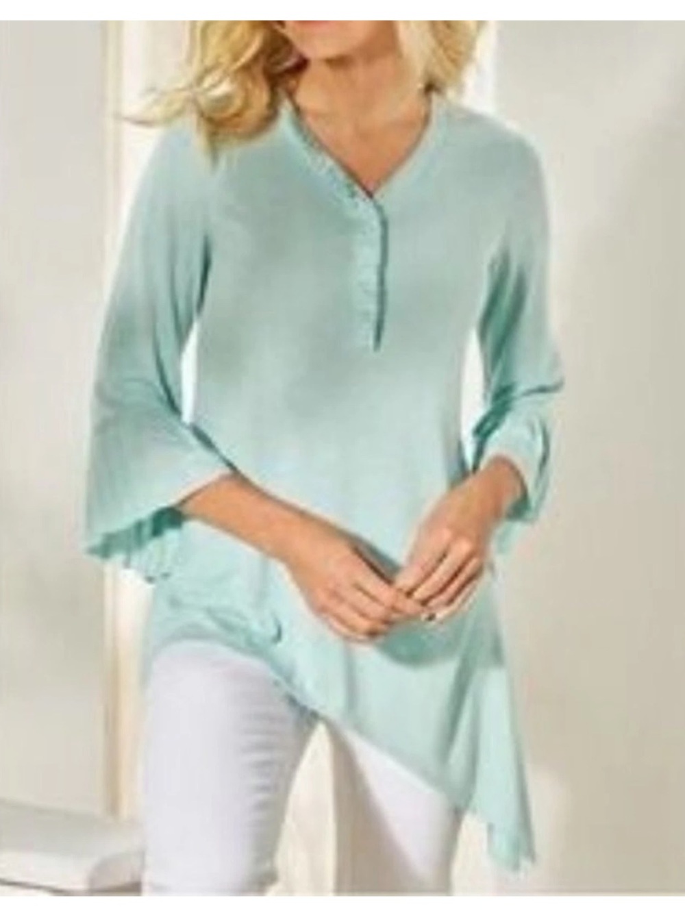 Soft Surroundings oleander Tunic Top- worn twice . 79.95 retail